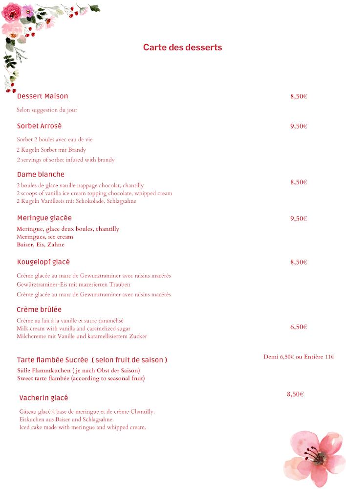 La cuisine d' Amandine - Menu Image 1