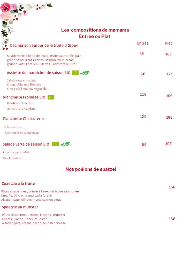 La cuisine d' Amandine - Menu Image 3